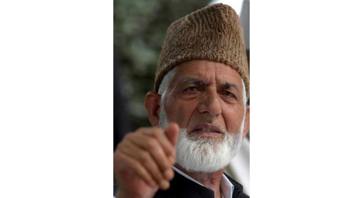 Ali Gilani terms ongoing uprising as referendum against India 