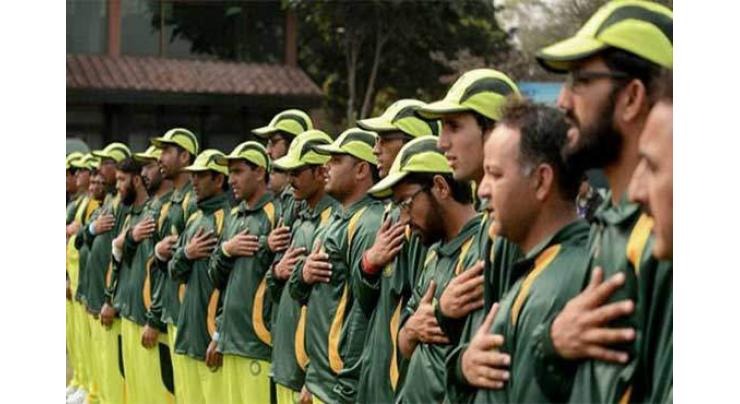 Pak team leaves for India to take part in T-20 Blind World Cup Cricket 