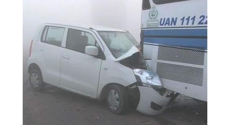 17 injured in fog-related accidents 