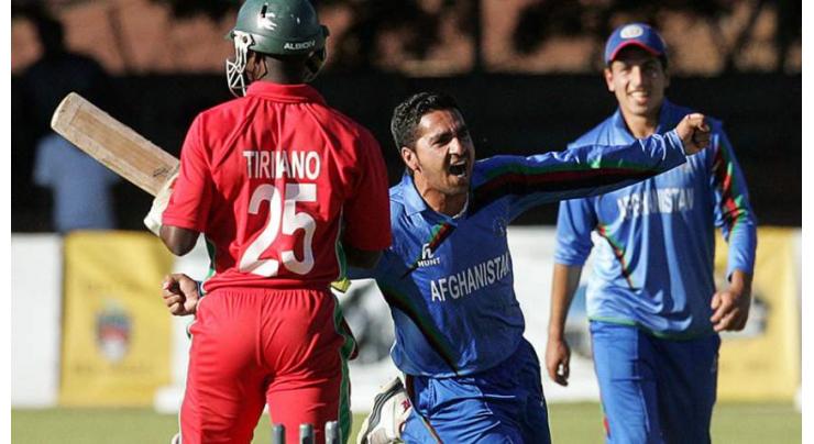 Cricket: Zimbabwe v Afghanistan score 