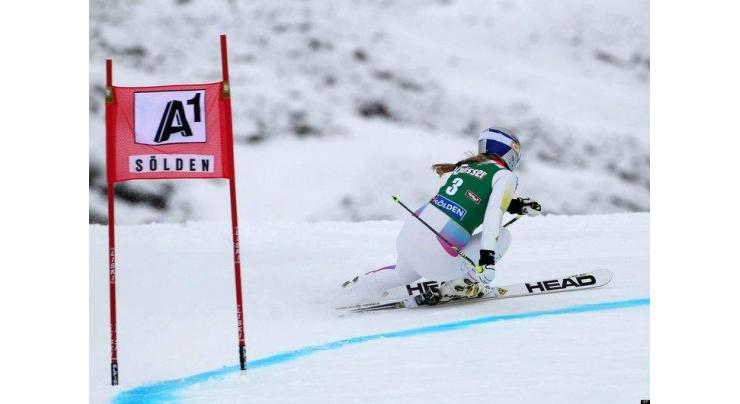 Alpine skiing: Giant slalom delayed after plane clips camera cable 