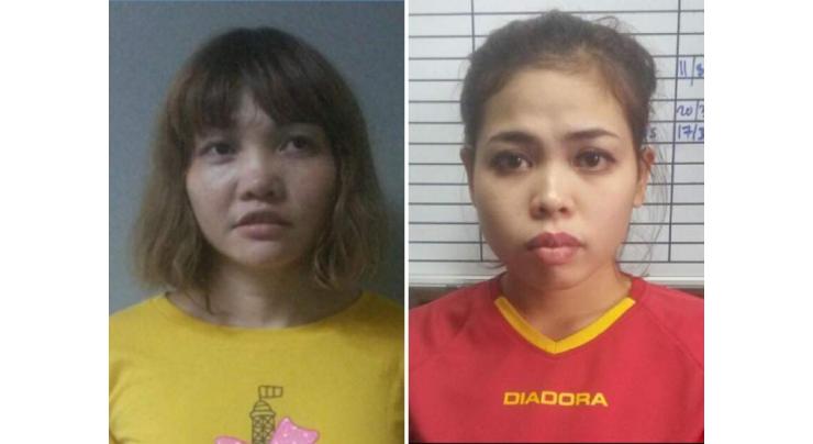 Women suspects arrive at court for Kim murder charge 