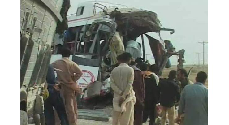 Two killed, 11 injured in road mishap 