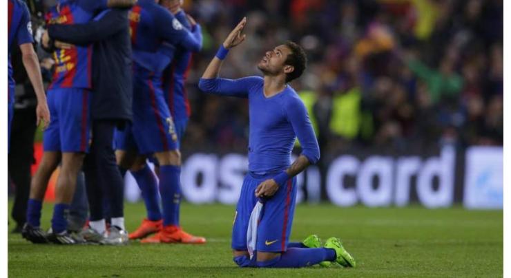 Football: 'Best ever' Neymar hails historic Barcelona 