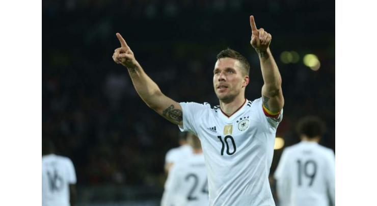 Football: Podolski hits Germany winner against England to sign off in style 