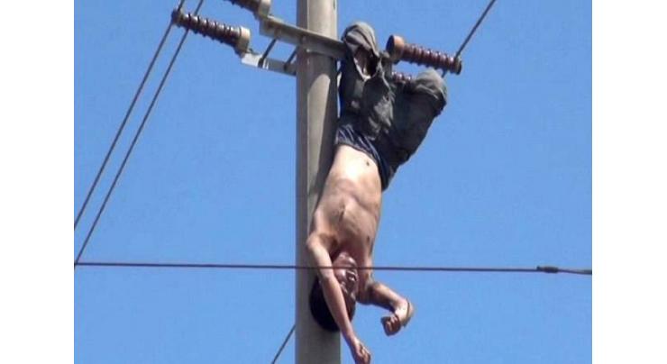Man electrocuted 