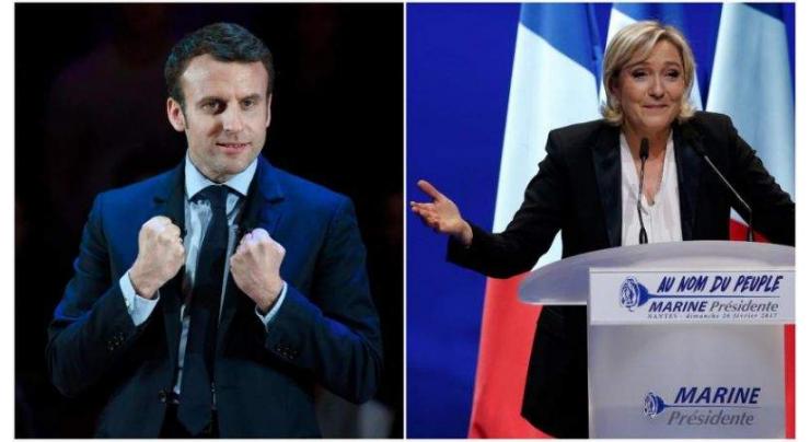 New French polls show Macron easily beating Le Pen in run-off 