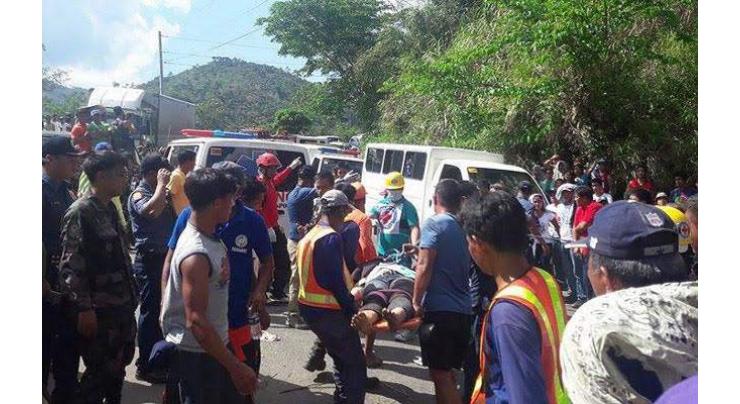 19 killed as Myanmar bus plunges into gorge 