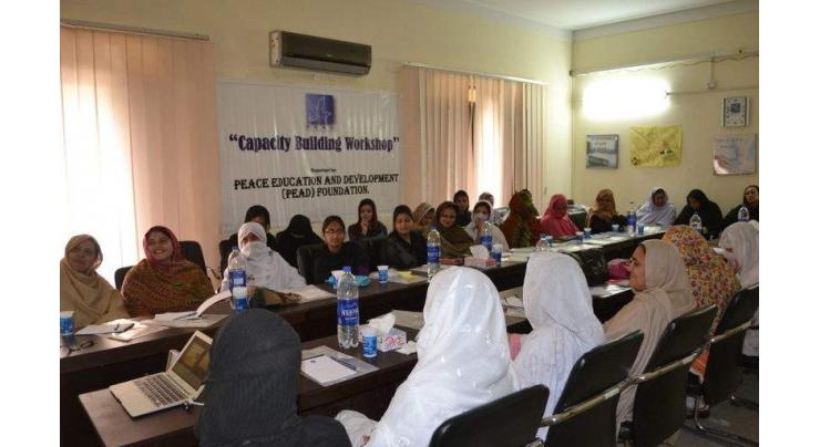 PEAD organizes training on 'devising early warning mechanism for community based women groups' 