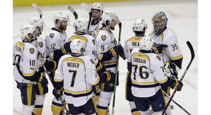 Ice Hockey: Sissons hat-trick as Nashville sink Ducks to reach first final 