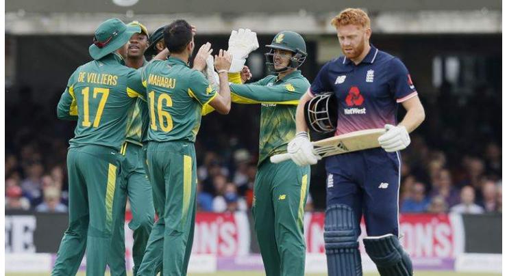 Cricket: England v South Africa 3rd ODI scoreboard 