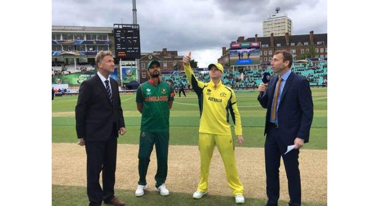 Cricket: Bangladesh bat against Australia in Champions Trophy 