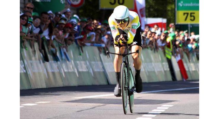 Cycling: Warbasse wins Swiss 4th stage, Caruso in yellow 