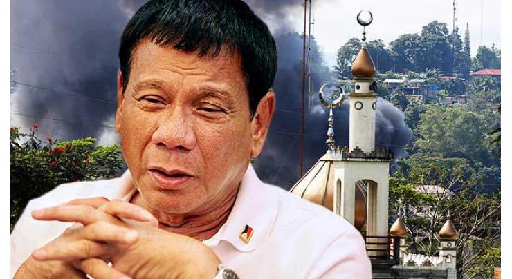 Duterte takes a rest as Philippine city burns 
