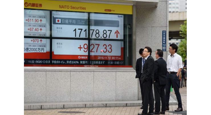 Tokyo stocks close up, Takata shares surge 