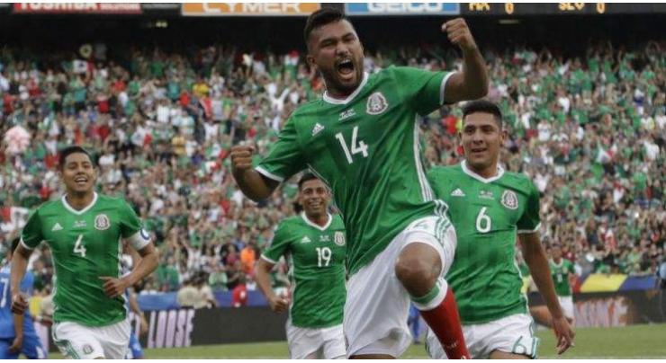 Football: Mexico open Gold Cup defense with 3-1 win over El Salvador 