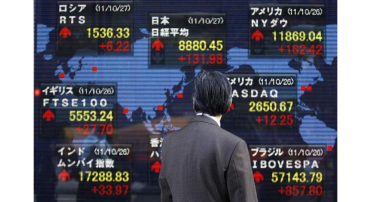 Asian stocks drift lower despite yet another Wall St record 