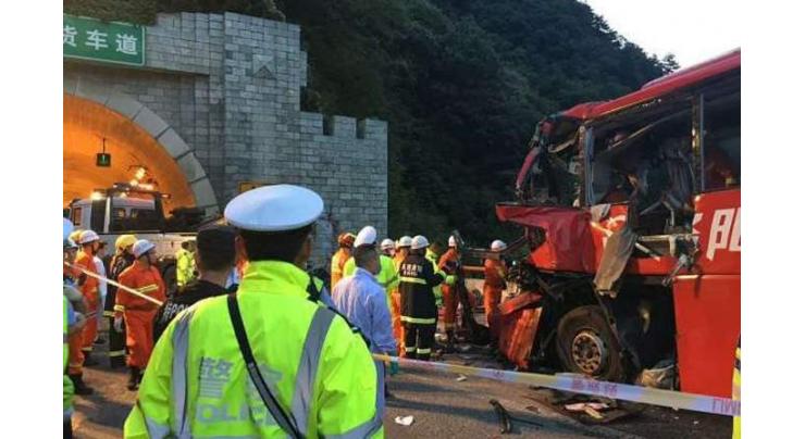 At least 36 killed in China bus crash: state media 