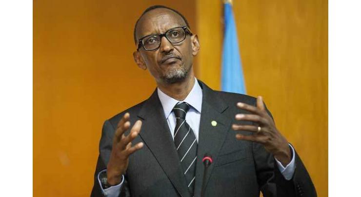 Rwanda's Kagame sworn in for third term 