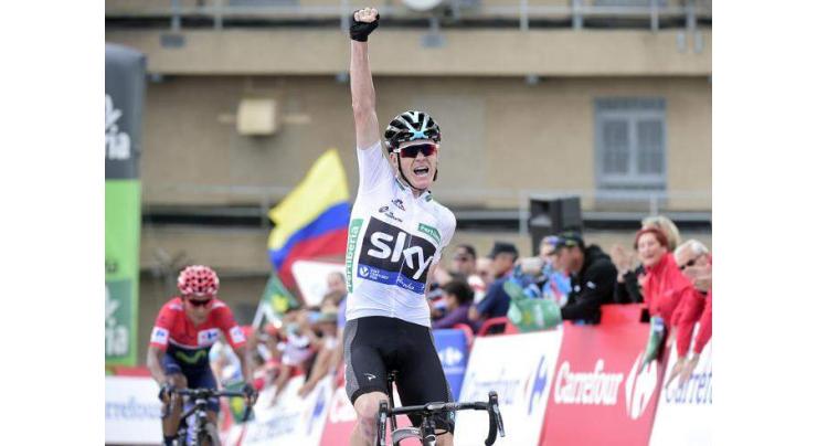 Cycling: Nibali wins Vuelta third stage, Froome takes overall lead 