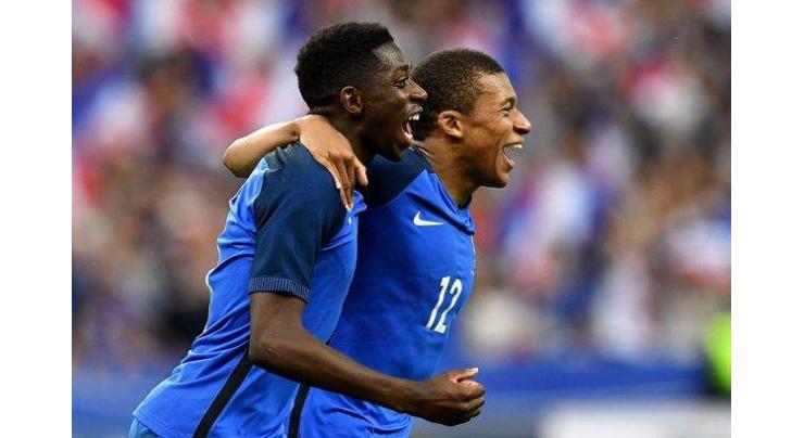 Football: Mbappe in, Dembele out for France 