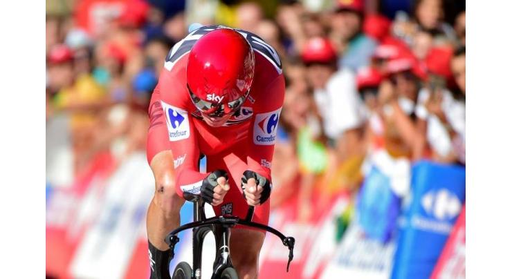 Cycling: Froome wins time trial for commanding Vuelta lead 