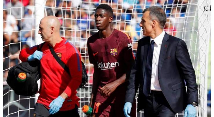 Football: Barca lower Dembele recovery time after operation 
