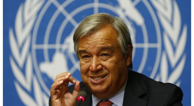UN chief urges global leaders to create a 'world at peace' 
