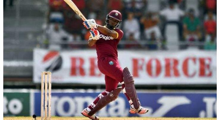 Cricket: West Indies 101-2 after 21 overs of 1st ODI 