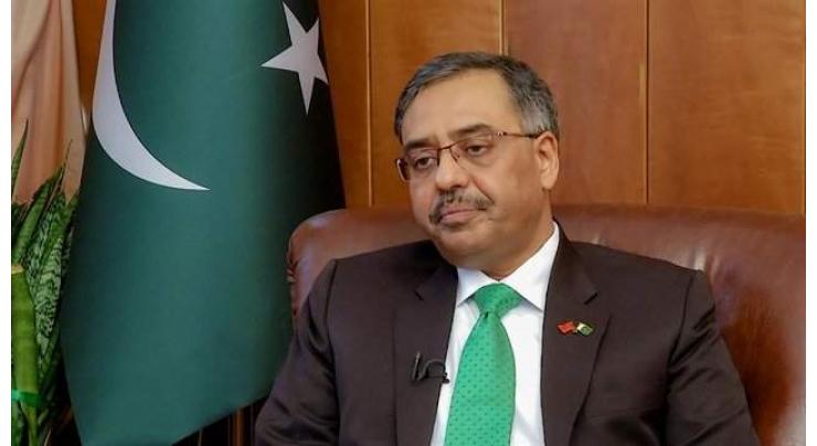 Pakistan envoy Sohail Mahmood presents credentials to Indian 