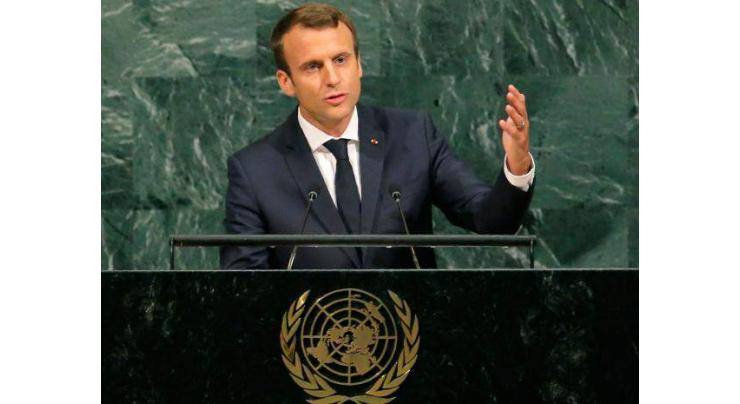 France's Macron at UN says climate deal will not be renegotiated 