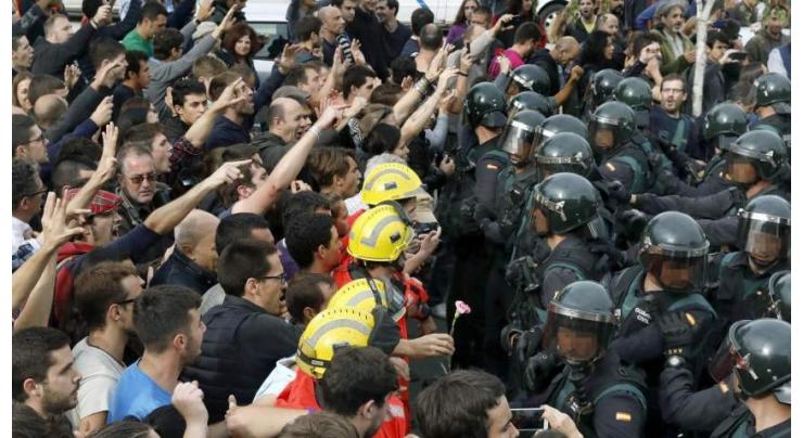 Catalonia set for general strike over independence poll violence 