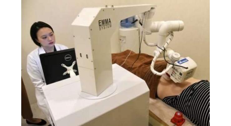 Emma the robot masseuse gets to work in Singapore 