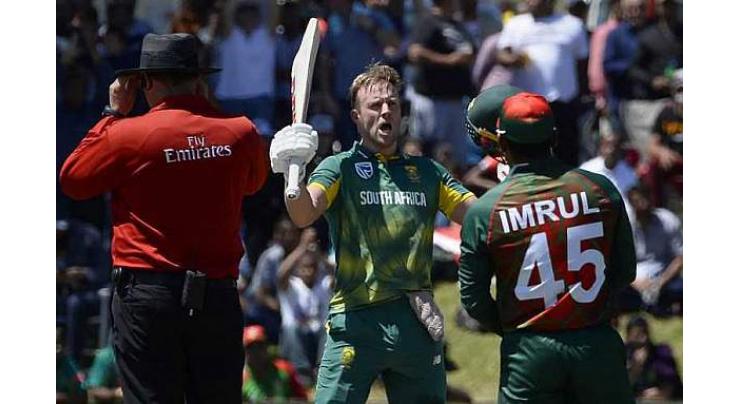 Cricket: South Africa v Bangladesh 2nd ODI scoreboard 