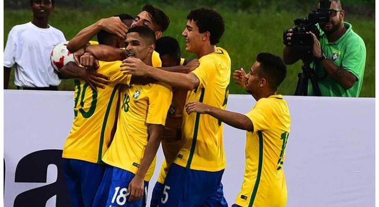 Football: Brazil set up U-17 quarters clash with Germany 