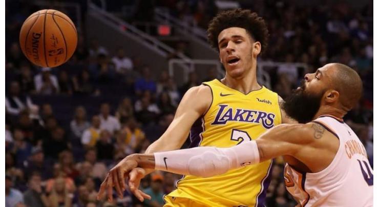 NBA: Laker rookie Ball gets rolling against Suns 