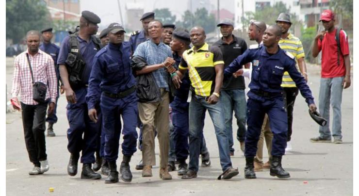DR Congo police arrest nine in more anti-Kabila protests 