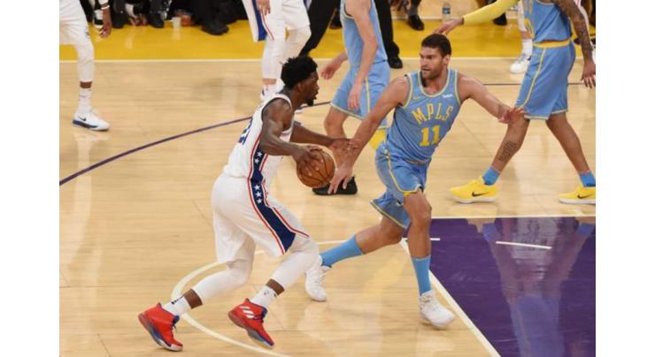 NBA: Embiid dominates as Sixers beat Lakers in young talent showcase 