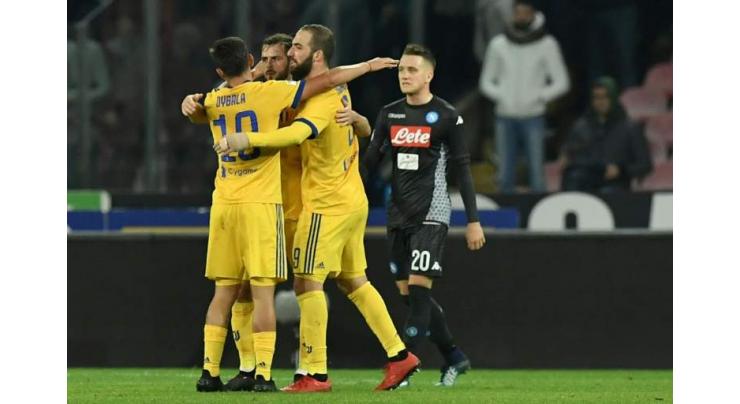 Football: Allegri delight as Juventus trip up Napoli 