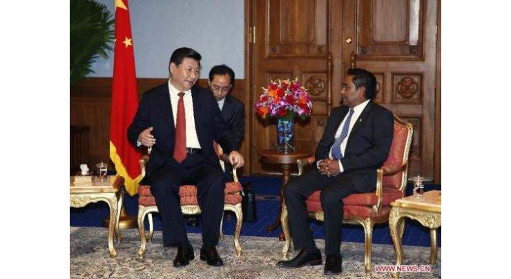 China, Maldives to cooperate more on Belt and Road 