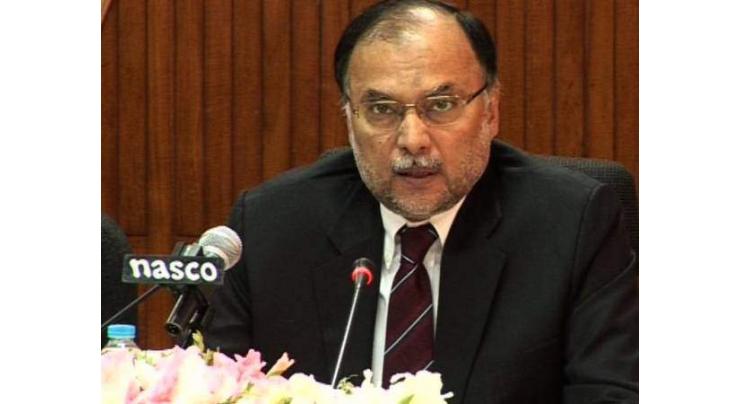 Sit-in politics a conspiracy against free, farir and transparent election: Ahsan Iqbal 