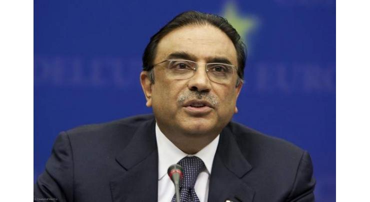Asif Zardari condoles death of sister of Rahimdad Khan 