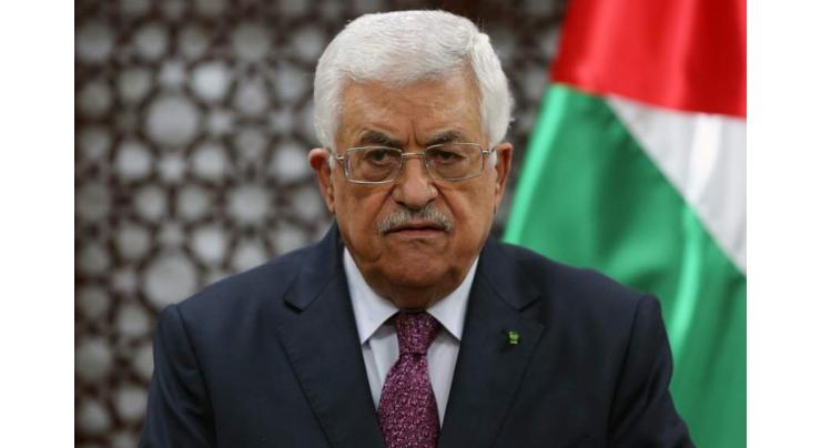 Abbas says Palestinians won't accept US peace plan 
