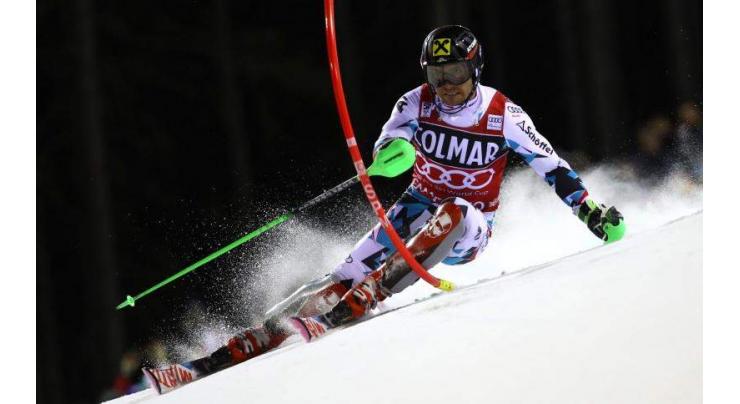 Alpine skiing: Hirscher wins World Cup slalom at Madonna di Campiglio 