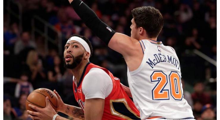 NBA: Davis delivers 48 points to power Pelicans over Knicks 