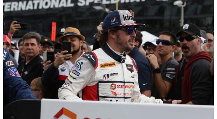 Auto racing: Alonso satisfied after Daytona spin 