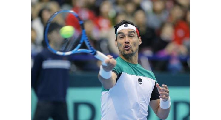 Davis Cup: Italy take lead against Japan 