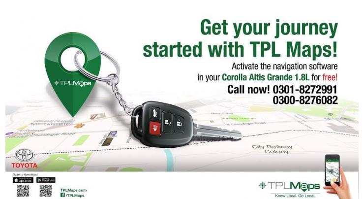 Start your journey in style for free with TPL Maps