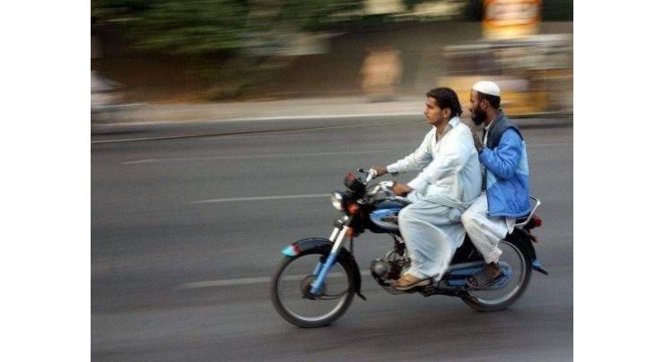 Pillion riding banned in Quetta till February 24