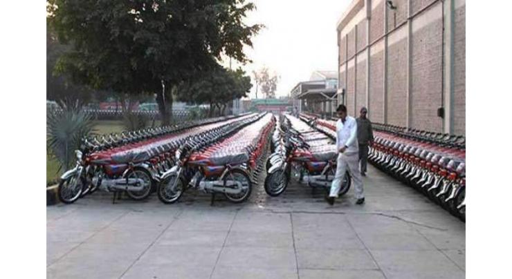 Motor bikes' production up 16.91 pc in 7 months 